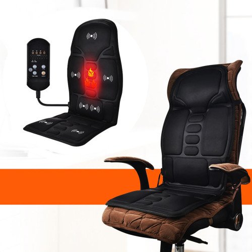 Массажная накидка с подогревом Massage Seat Topper для дома и автомобиля - фото 2