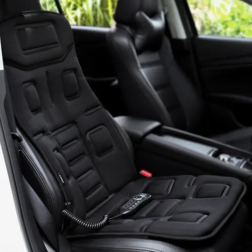 Массажная накидка с подогревом Massage Seat Topper для дома и автомобиля - фото 3