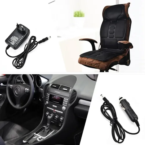 Массажная накидка с подогревом Massage Seat Topper для дома и автомобиля - фото 4