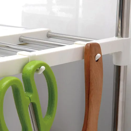 Полиця-стелаж для мікрохвильової печі Multifunctional storage rack 65x60x25 см - фото 7