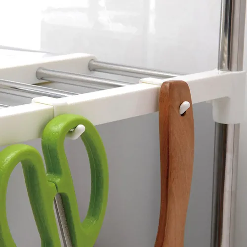 Полиця-стелаж для мікрохвильової печі Multifunctional storage rack 65x60x25 см - фото 7