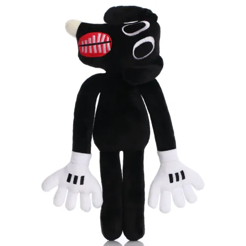 М'яка іграшка Картун Дог Сиреноголовий Cartoon Dog Siren Head, 30 см, Чорний - фото 2