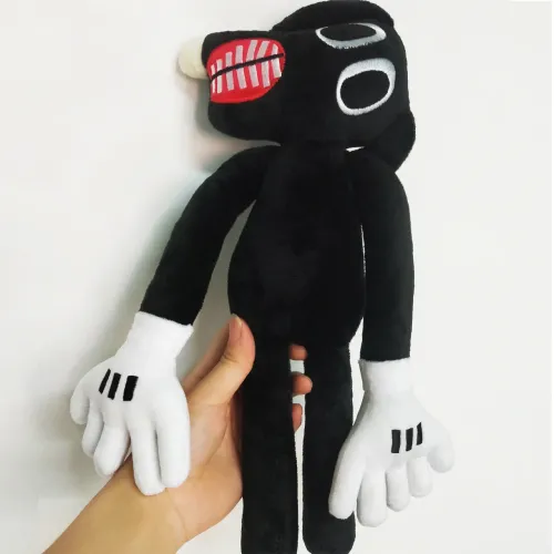 М'яка іграшка Картун Дог Сиреноголовий Cartoon Dog Siren Head, 30 см, Чорний - фото 5