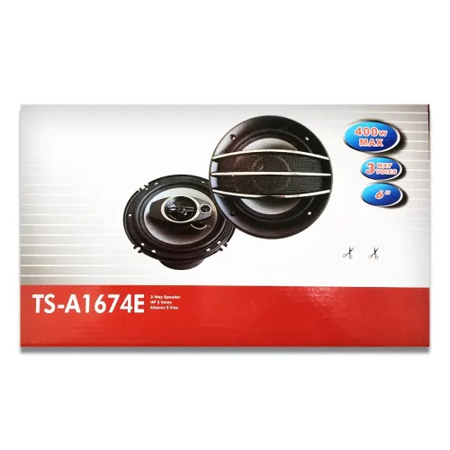 Автомобільні колонки акустика 16см TS-1674E 400. 3х смугові - фото 5