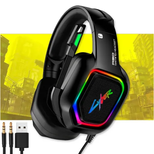 Игровая гарнитура Cyberpunk 2077 Edition SteelSeries Arctis, проводная с RGB LED подсветкой