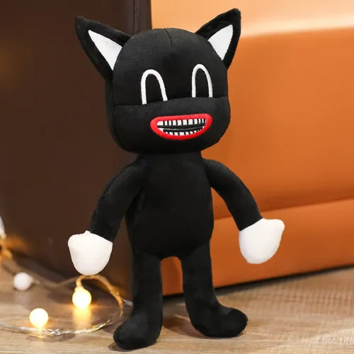 Мягкая игрушка Картун Кэт Сиреноголовый Cartoon Cat Siren Head, 30 см, черный - фото 3