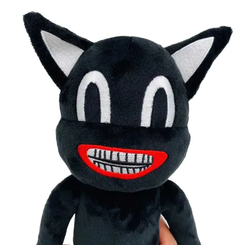 Мягкая игрушка Картун Кэт Сиреноголовый Cartoon Cat Siren Head, 30 см, черный - фото 5