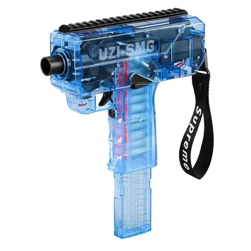 Электрический игрушечный пистолет uzi smg с мягкой пулей - фото 2