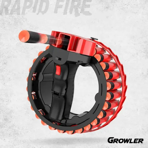 Игрушка пулемёт аккумуляторный игрушечный на 28 заряда Growler Electric Portable Soft Bullet