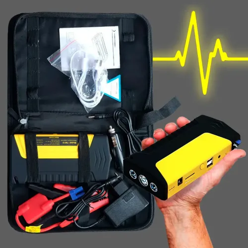 Пускове пристрій авто акумулятора JUMP STARTER Power bank 16500 mAh