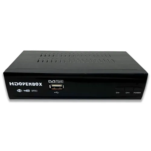 Тюнер Т2 hd openbox Metal с поддержкой Wifi адаптера (с экраном) - фото 2