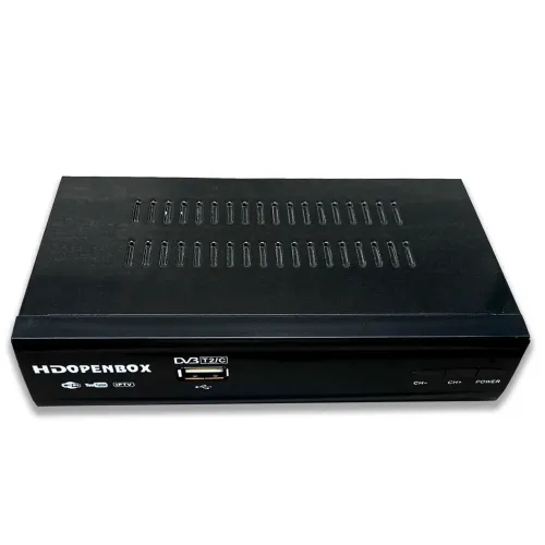 Тюнер Т2 hd openbox Metal с поддержкой Wifi адаптера (с экраном) - фото 3
