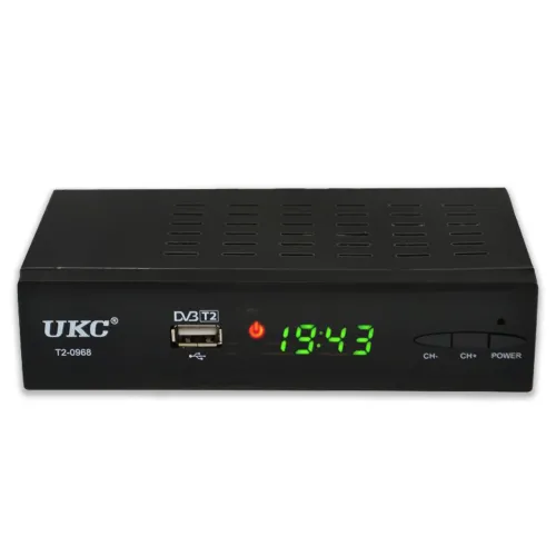 Тюнер DVB-T2 0968 metal з підтримкою WiFi адаптера (з екраном) - фото 2