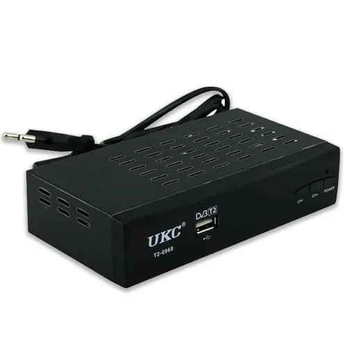 Тюнер DVB-T2 0968 metal з підтримкою WiFi адаптера (з екраном) - фото 3