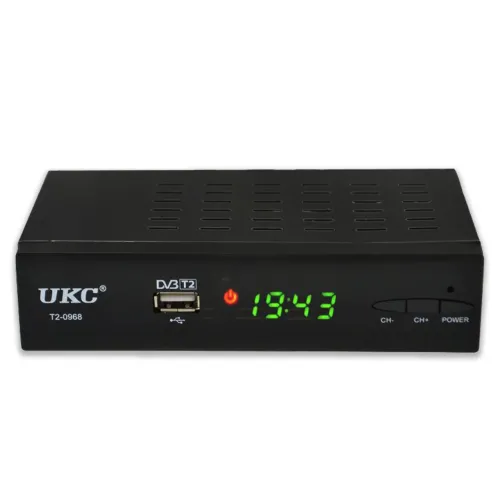 Тюнер DVB - T2 0968 metal с поддержкой WiFi адаптера (с экраном) - фото 2