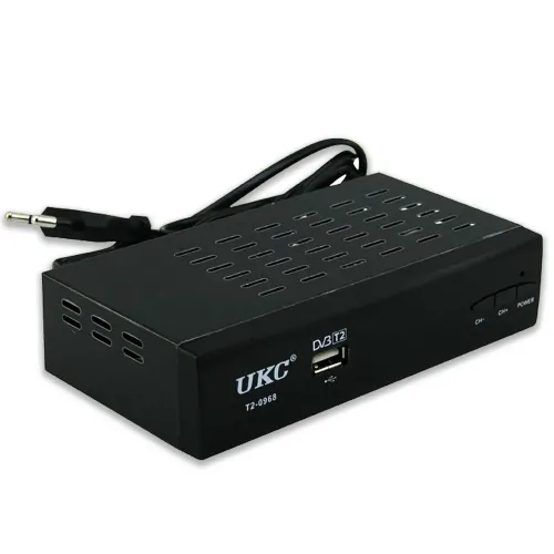 Тюнер DVB - T2 0968 metal с поддержкой WiFi адаптера (с экраном) - фото 3