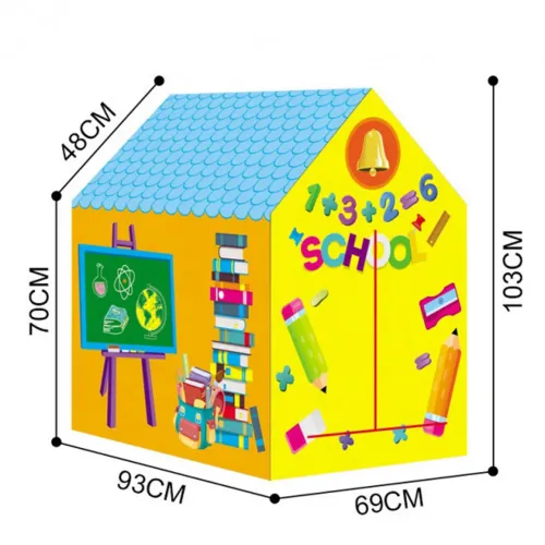 Детская палатка - школьный дом, водонепроницаемая School House - фото 4