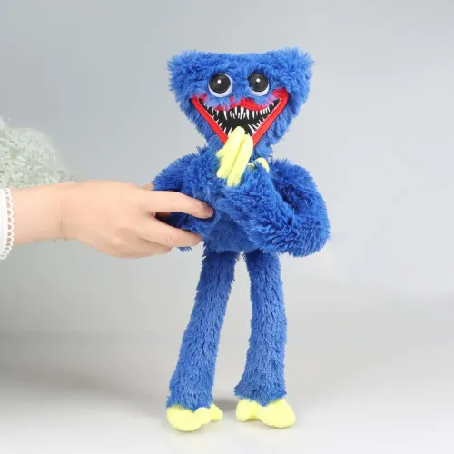 Хагі ваги плюшева іграшка ТОП1 TikTok 40 см Huggy Wuggy з гри Poppy Playtime blue big - фото 2