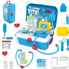 Детский рюкзак игровой набор Маленький Доктор doctor toy 17 предметов в рюкзаке