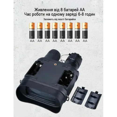 Бинокуляр ночного видения Night Vision NV-400 B Цифровой, на батарейках - фото 19