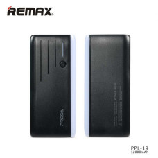 Портативное зарядное устройство Power bank 12000 мАч Proda Time PPL-19, фонарик и стробоскоп