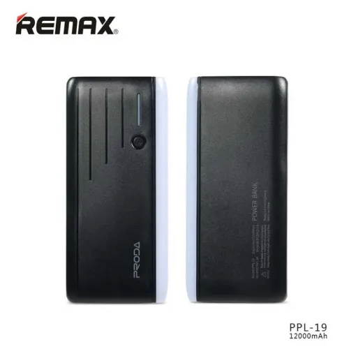 Портативний зарядний пристрій Power bank 12000 мАг Proda Time PPL-19, ліхтарик та стробоскоп - фото 4