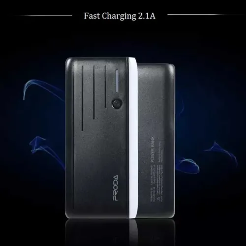 Портативний зарядний пристрій Power bank 12000 мАг Proda Time PPL-19, ліхтарик та стробоскоп - фото 2