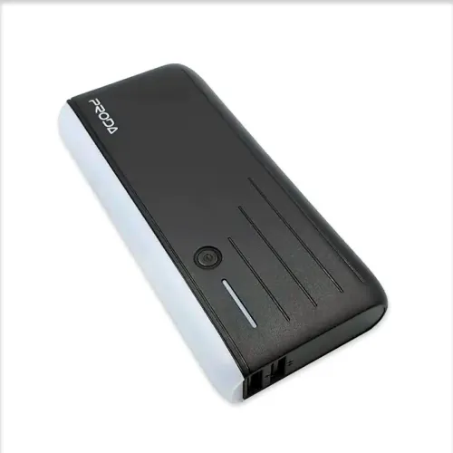 Портативний зарядний пристрій Power bank 12000 мАг Proda Time PPL-19, ліхтарик та стробоскоп - фото 3