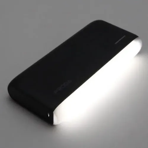 Портативний зарядний пристрій Power bank 12000 мАг Proda Time PPL-19, ліхтарик та стробоскоп - фото 6