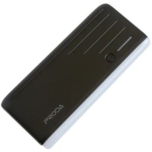 Портативний зарядний пристрій Power bank 12000 мАг Proda Time PPL-19, ліхтарик та стробоскоп