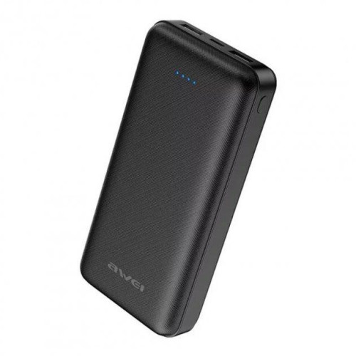 Портативное зарядное устройство Power bank Awei Original P47K 20000mAh Black - фото 3