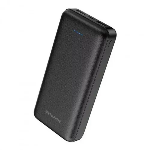 Портативний зарядний пристрій Power Bank Awei Original P47K 20000mAh Black - фото 2