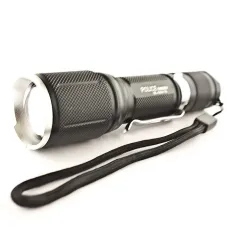 Ручний тактичний ліхтар Bailong PC-1860-T6 ZOOM PLUS, вологостійкий, акумуляторний, режимів
