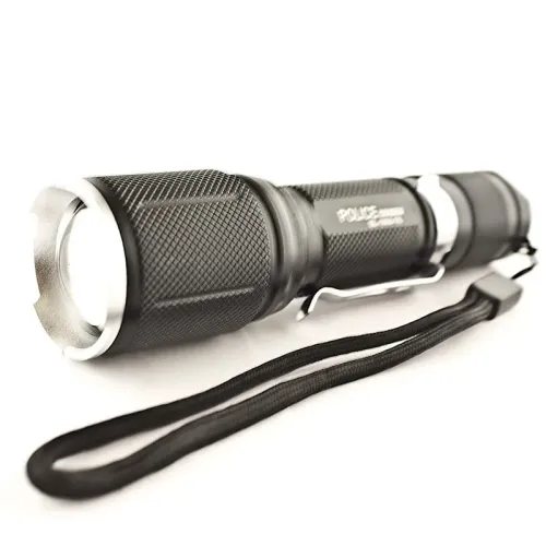 Ручний тактичний ліхтар Bailong PC-1860-T6 ZOOM PLUS, вологостійкий, акумуляторний, режимів - фото 2