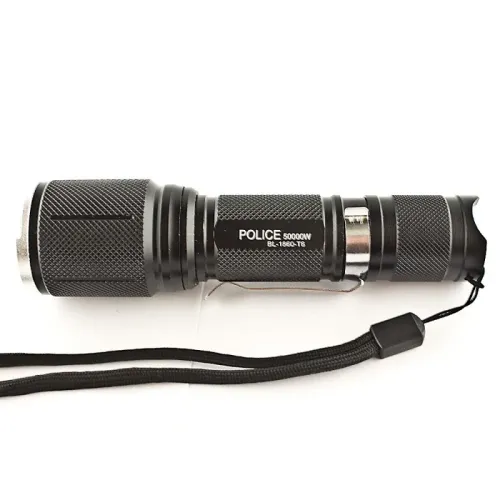 Ручний тактичний ліхтар Bailong PC-1860-T6 ZOOM PLUS, вологостійкий, акумуляторний, режимів - фото 4