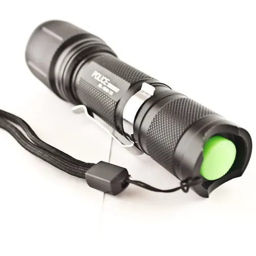 Ручний тактичний ліхтар Bailong PC-1860-T6 ZOOM PLUS, вологостійкий, акумуляторний, режимів - фото 5
