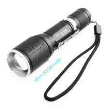 Ручний тактичний ліхтар Bailong PC-1860-T6 ZOOM PLUS, вологостійкий, акумуляторний, режимів