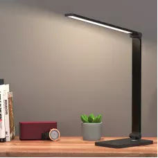 Настільна LED лампа DESK lamp MT-856 від MI, поворот та нахил, 5 режимів, чорна