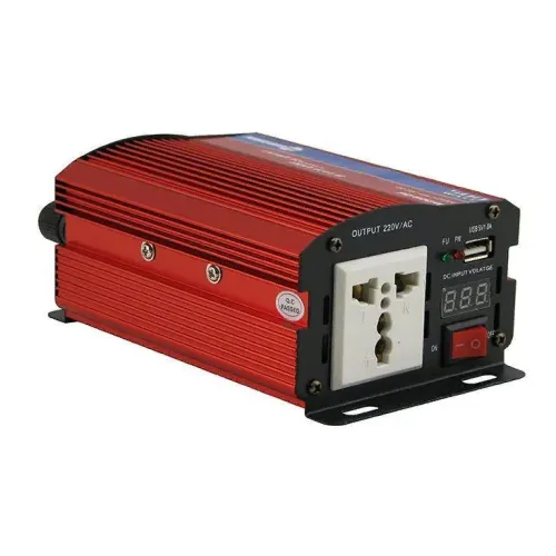 Портативный преобразователь DC12V- AC 220V Power one plus 500w. Инвертор напряжения - фото 7