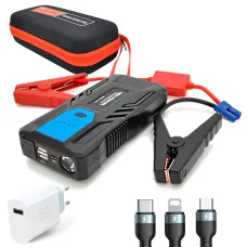 Пусковий пристрій акумулятора Power Bank JUMP STARTER HP 8800 mAh M33, в чохлі