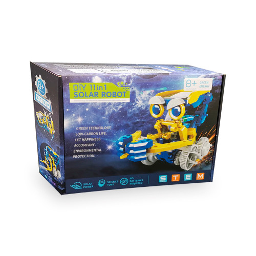 Конструктор робот DIY Solar Robot 11в1 на солнечных батареях - фото 3