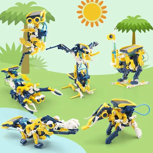 Конструктор робот DIY Solar Robot 11в1 на солнечных батареях - фото 3