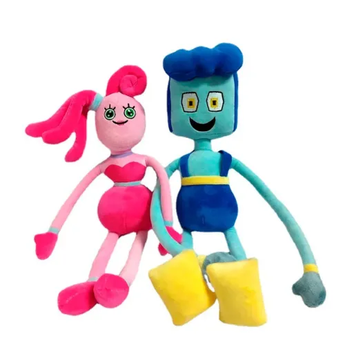 М'яка іграшка тато довгі ноги Huggy Wuggy з гри Poppy Playtime 40 см - фото 5