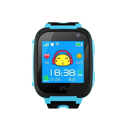 Дитячий розумний годинник Smart Watch F2 з GPS і Sim картою Блакитний