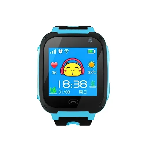 Дитячий розумний годинник Smart Watch F2 з GPS і Sim картою Блакитний - фото 3