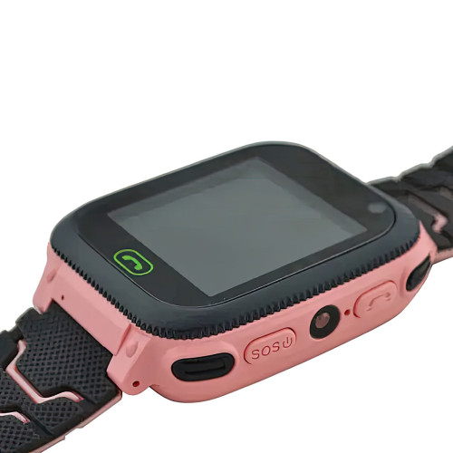 Дитячий розумний годинник Smart Watch F3 з GPS і Sim картою Рожевий - фото 4