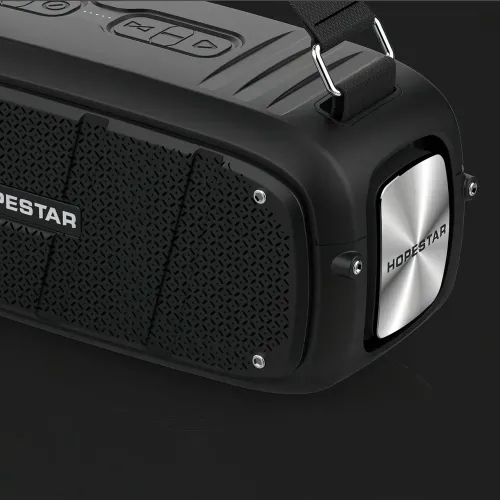 Портативная акустическая Bluetooth колонка Hopestar A20 Желтый - фото 5