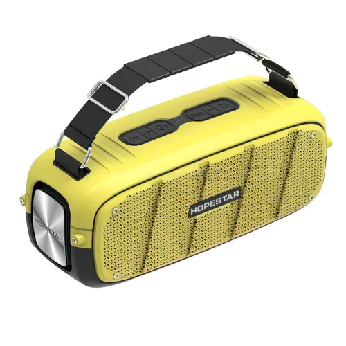 Портативная акустическая Bluetooth колонка Hopestar A20 Желтый