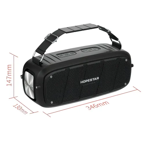 Портативна акустична Bluetooth колонка Hepstar A20 Червоний - фото 8