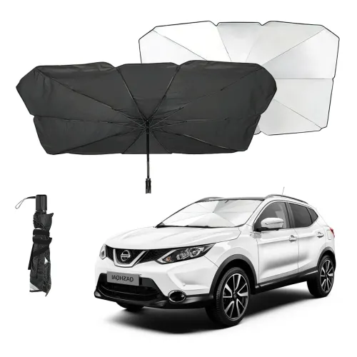 Автомобільна парасолька на лобове скло Car Umbrellas, чорний